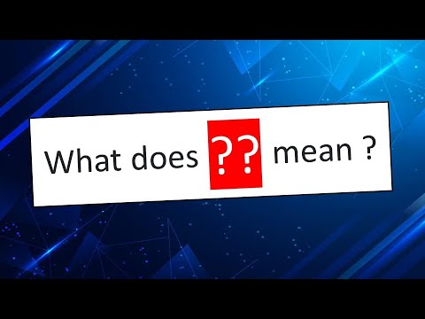 What do two question marks / null coalescing / '??' do in C#?