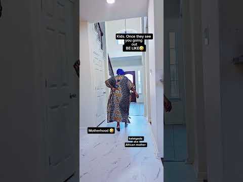 Only parents can relate 🤣🤣 Kids. once they hear you are going out.