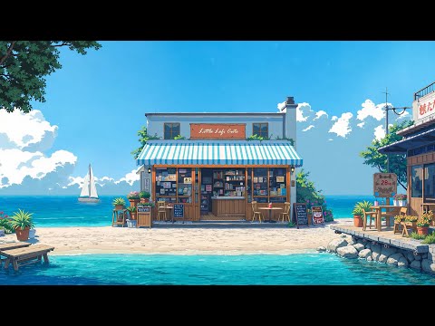 Ocean Coffee Moment ☕ Aesthetic Lofi for Relaxing Days 🌊 Lofi Hip Hop - Beats to relax/study/work