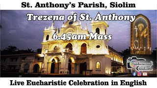 1st day of Trezena | English Mass Live at 6.45am, 2nd June 2025 | St Anthony's Church Siolim