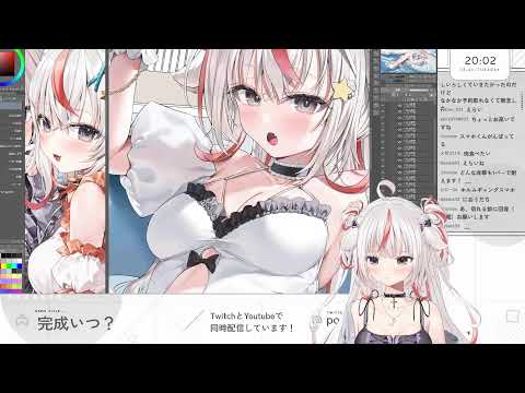 【作業配信】グッズ絵かきます🐶🦴【イラスト】