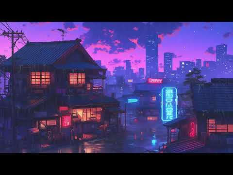Rainy Nights of Tokyo Town 🌌 Chill Lofi Hip Hop Beats & Study Music 📚 Lo-Fi Music