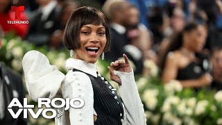 Las estrellas desfilan por la alfombra roja de la Met Gala | Al Rojo Vivo | Telemundo