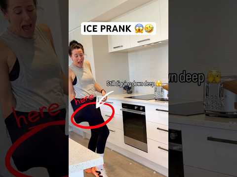 ICE COLD PRANK 🥶🤣 #couplecomedy