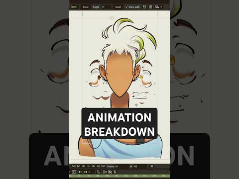 Quick look at the rigging id this animation #mohoanimation #animator #tweening #digitalart #ocartist