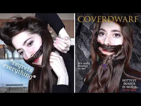 Giving myself the lady-dwarf beard that Rings of Power denied us