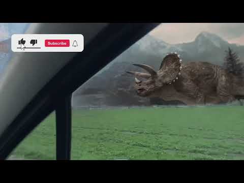 Jurassic World Outside My Window! Dinosaurs on the Road: Reality or a Dream? My Fan Movie 2025!