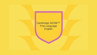 Why choose ‘Cambridge IGCSE™ First Language English’ resources
