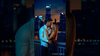 City Lights, Infinite Love #RomanticNights #CityscapeLove #CoupleGoals #EveningMagic