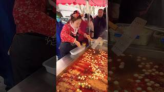 Delicious braised fish, delicious food on the table, Asian street food