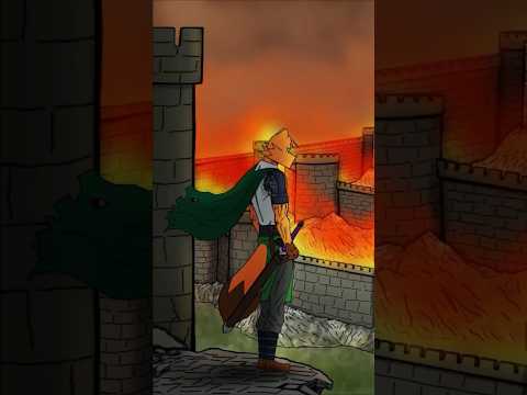 Simple Medieval Madness loop animation #dennisthefox #comicart #animation