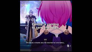 Cyrene alive in Amphoreus??? #hoyoverse #honkaistarrail #cyrene #elysia #honkaiimpact3rd