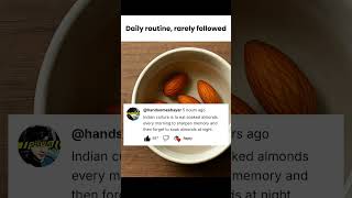 Soaked Almonds: The Forgotten Memory Booster! 🧠