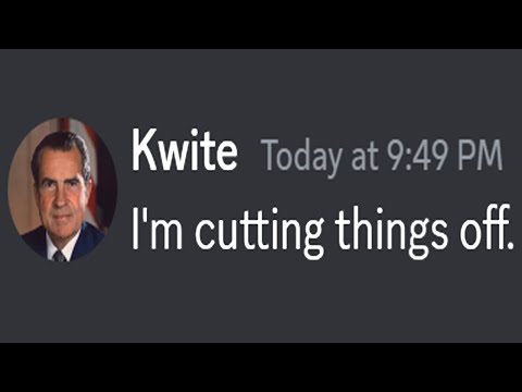 Cutting things off.