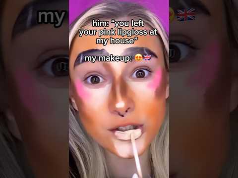 chav makeup forever 😍 #satire #british #makeup #makeuptutorial #lipstick #floptok