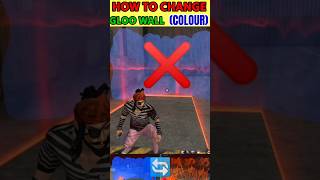 How to change gloo wall colour 🔥💯 || #freefire #gloowalltrick #freefiresetting #update