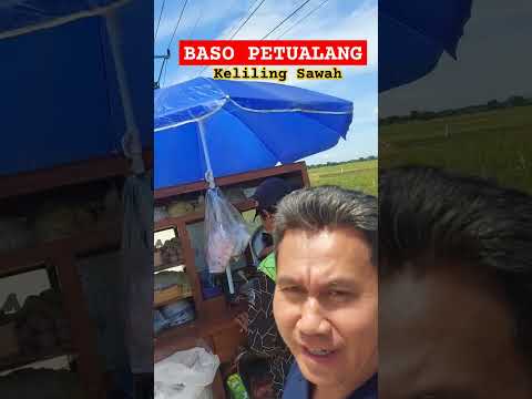 Baso Petualang makannya di sawah akan lebih enak😋👍