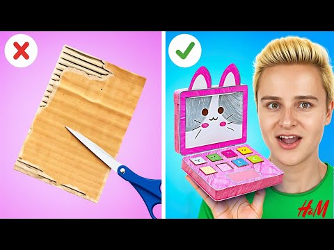 UNUSUAL DIY ART HACKS 🎭✨ Get Creative and Rule the School With These Genius Ideas!