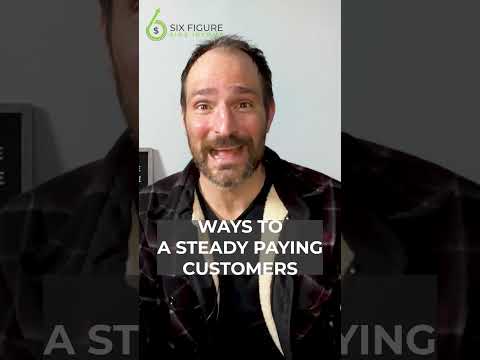 Ways to a steady paying customers #shorts