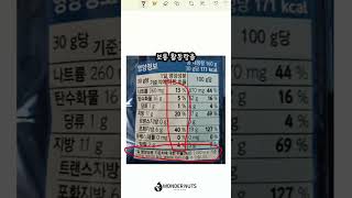영양성분표 보는 법! 1일 영양성분 기준치는 무슨 기준일까요?