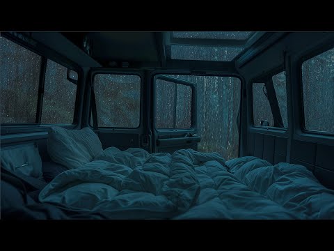 10 Hours⚡️Calming Rain & Forest ASMR | Peaceful Camping Sounds for Instant Sleep & Stress-Free