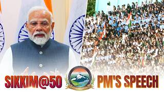 PM Modi's address in Sikkim@50 programme