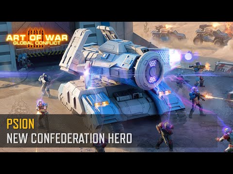 Psion. New confederation hero (Art of War 3 RTS)