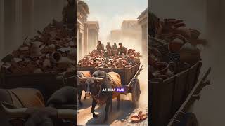 💔Ancient Rome and the problem of garbage? 🏛️  Amazing history of Monte Testaccio!🔥 #ancienthistory