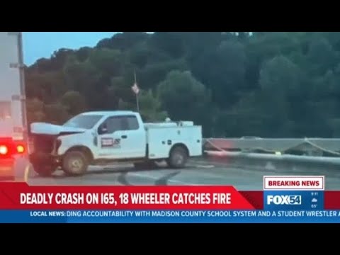 Fatal crash on I-65 involves 18-wheeler, multiple vehicles; Highway closed