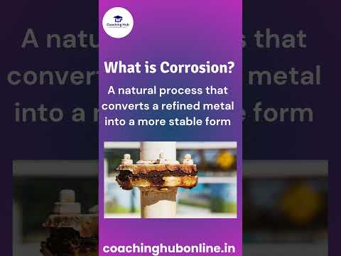 What is Corrosion? #coachinghub #education #science #Corrosion