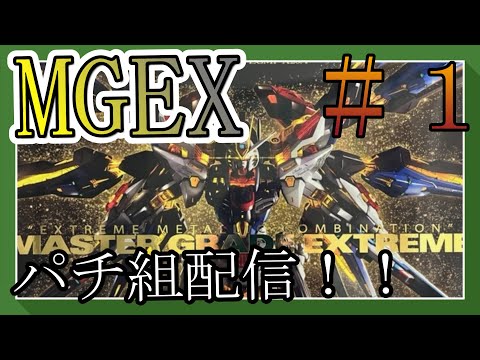 【パチ組み配信】MGEXストライクフリーダムを組むよ！！【作業雑談、初見さん歓迎