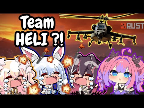 Team PEKO vs Team AZKi vs Team HELI?! #HoloRUST PVP Day 1