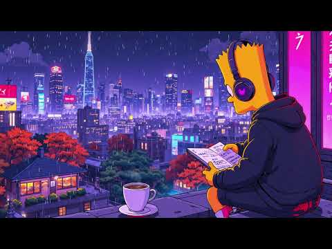 latenight rain ☕ lofi hip hop ~ official