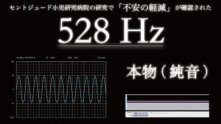 528Hz | pure tone | Research papers prove effectiveness in reducing anxiety.