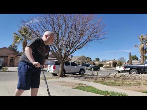 Scooting Around the block of my Front Yard and Drive-thru