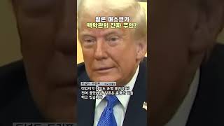 트럼프 정부의 최고권력자, 머스크
