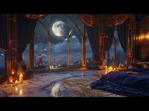 🌃💫 Sapphire & Gold: Skyline Chillhop & Midnight Romance in a Luxe Urban Nest 🛌🎶