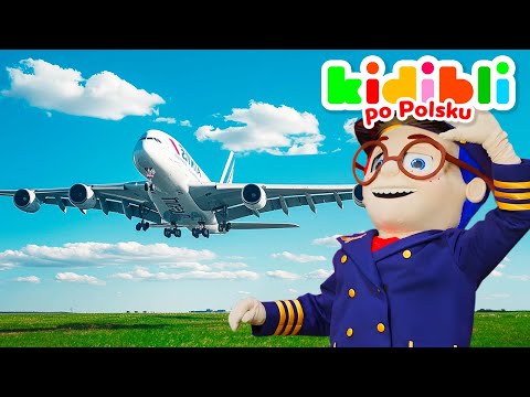 Dzieci bawią się w pilotów prawdziwym samolotem | Dzieci udają, że się bawią ! ⛑ Kidibli