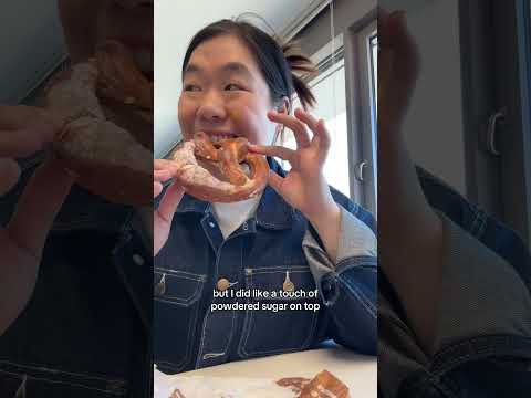 trying a bretzel in germany #dayinmylife