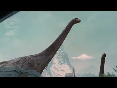 BRACHIOSAURUS in the City: Why Is Nobody Reacting?! (AR or Reality Glitch - 4K Footage)