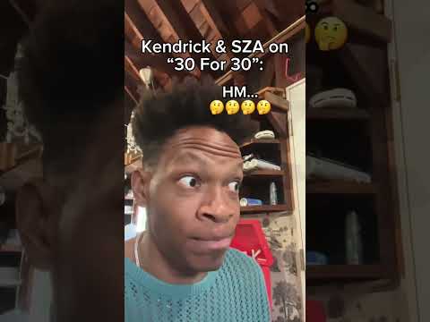 Kendrick & SZA on “30 For 30” #relatable #kendricklamar #sza #30for30
