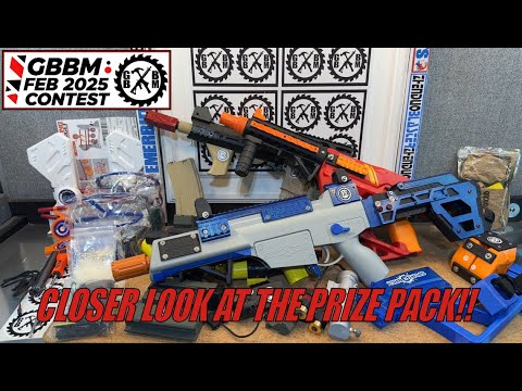 Closer Look at the FEB 2025 GBBM Prize Pack! (TOYS!) Gel Ball Blasters - MK8, SRB400, TPERS & More!