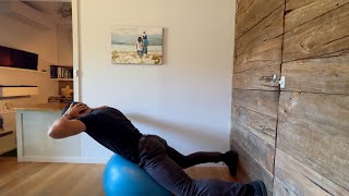 Rebuild Your Spine: Strengthen with the Swiss Ball Back Extension