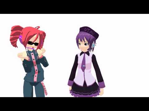 【MMDxUTAU】The adventures of Teto and Defoko (Motion DL)