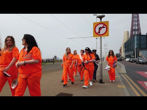 BLACKPOOL  saturday afternoon  walkabout  the sights and sounds of blackpool