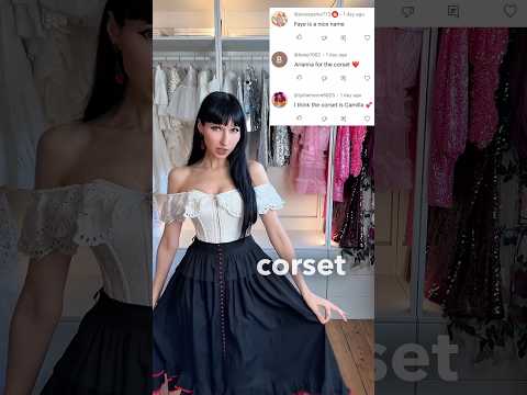 You asked me to style something purple so here’s a corset AD #shorts