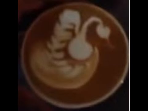 How to make Latte (Latte art: Swan)Part 2