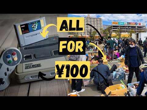 RARE ITEMS AT THIS AMAZING JAPANESE FLEA MARKET IN TOKYO