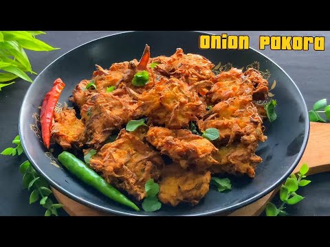 Onion Pakoda Recipe / How To Make Pakora / Crispy Onion Pakora Recipe |