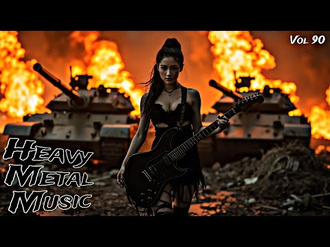 Best Heavy Metal Music Playlist For Motivation, Game, Work, Study - Relaxation ||  vol 90